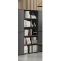 Etag&egrave;re de bureau H 197 cm coloris graphite Betina