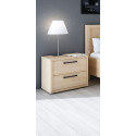 Chevet contemporain ch&ecirc;ne sable Juliana
