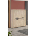 Buffet haut contemporain ch&ecirc;ne ivoire Spirit