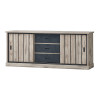 Buffet/bahut contemporain 225 cm chêne canada Emilia