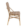 Chaise de bistrot empilable d'extérieur imitation rotin Dana