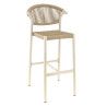 Tabouret de terrasse d'éxtérieur en tressage cordé Davida