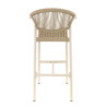 Tabouret de terrasse d'éxtérieur en tressage cordé Davida