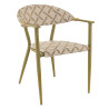 Fauteuil de terrasse d'extérieur empilable en textilène Cherbourg