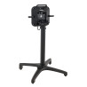 Pied de table pliable d'extérieur en aluminium noir mat Osaka