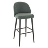 Tabouret de restaurant en tissu Enzo