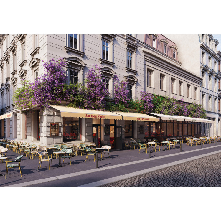 Table de brasserie ronde pliable d'extérieur Riviera