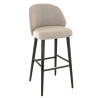 Tabouret de brasserie en tissu Asia