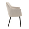 Fauteuil de restaurant en tissu Enzo (lot de 2)
