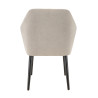 Fauteuil de restaurant en tissu Enzo (lot de 2)