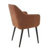 Fauteuil de restaurant en tissu Enzo (lot de 2)