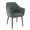 Fauteuil de restaurant en tissu Enzo (lot de 2)