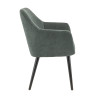 Fauteuil de restaurant en tissu Enzo (lot de 2)