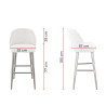 Tabouret de brasserie en tissu Asia