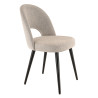 Chaise de brasserie en tissu Asia (lot de 2)