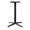 Pied de table d'intérieur Ø 60 cm en acier noir Sybella