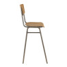 Tabouret de bistrot métal et bois Angelus