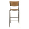 Tabouret de bistrot métal et bois Angelus