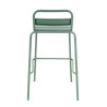 Tabouret de brasserie empilable pour terrasse en métal Bastien