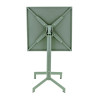 Table de brasserie pliable pour terrasse en métal Bastien