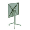 Table de brasserie pliable pour terrasse en métal Bastien