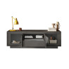 Meuble TV moderne 180 cm coloris lave Rosine