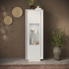 Vitrine moderne laqué blanc mat Rosine