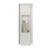 Vitrine moderne laqué blanc mat Rosine