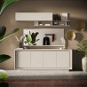 Buffet/bahut moderne 207 cm coloris cachemire Rosine