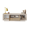 Meuble TV moderne 180 cm cachemire/chêne cadiz Rosine