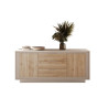 Buffet/bahut moderne 180 cm cachemire/chêne cadiz Rosine
