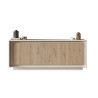 Buffet/bahut moderne 207 cm cachemire/chêne cadiz Rosine