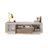 Meuble TV moderne 180 cm cachemire/mercure Rosine