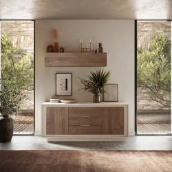 Buffet/bahut moderne 180 cm cachemire/mercure Rosine