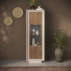 Vitrine moderne cachemire/mercure Rosine