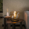 Lampadaire moderne en verre ambré Ø 29 cm Hoggy