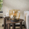 Lampadaire moderne en verre ambré Ø 33 cm Hoggy