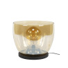 Lampadaire moderne en verre ambré Ø 48 cm Hoggy