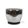 Lampadaire moderne en verre gris Ø 48 cm Hoggy