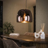 Suspension moderne en verre cuivré Hoggy