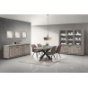 Buffet/bahut contemporain 225 cm chêne canada Heleane