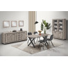Buffet/bahut contemporain 225 cm chêne canada Heleane