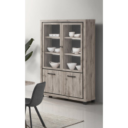 Vaisselier/argentier contemporain chêne canada Heleane