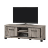 Meuble TV contemporain 160 cm chêne canada Heleane