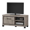 Meuble TV contemporain 102 cm chêne canada Heleane