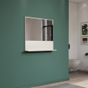 Miroir de salle de bain coloris cachemire Paolo