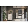 Meuble haut de salle de bain moderne gris cachemire Salsa