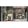 Meuble haut de salle de bain moderne gris cachemire Salsa