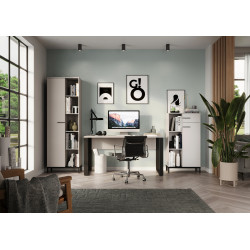 Ensemble de bureau moderne gris cachemire Vigor