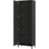 Armoire de bureau moderne H 190 cm graphite Vigor